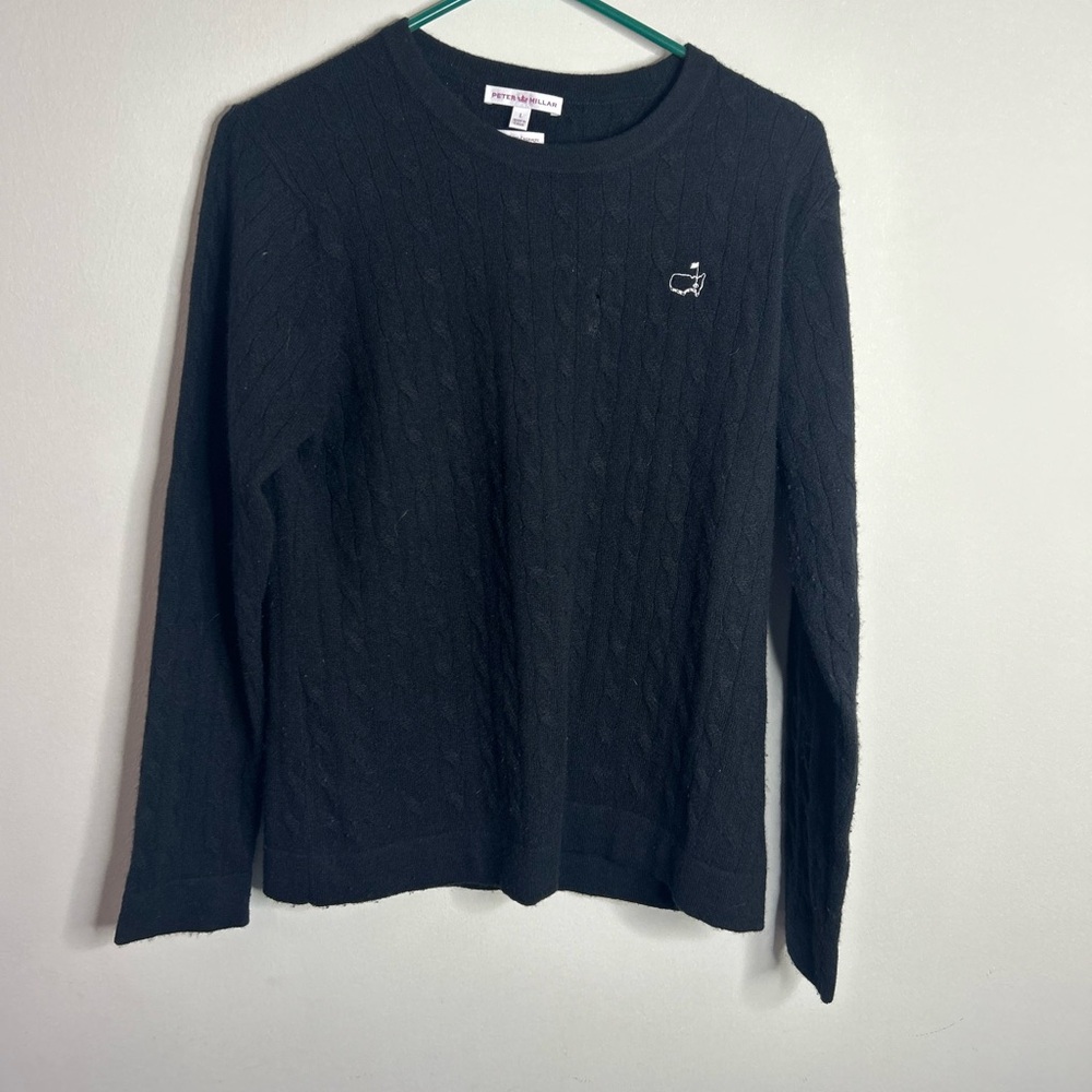 Masters Peter Millar Sweater 100% Cashmere Embroidered Augusta National Logo